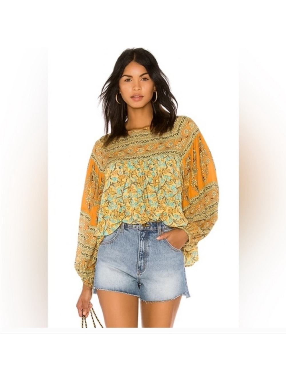 Spell and the gypsy Delirium Gold Blouse